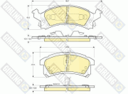 6140025 GIRLING sada brzdových platničiek kotúčovej brzdy 6140025 GIRLING