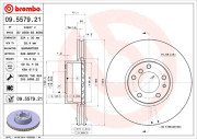 24947 V Brzdový kotouč COATED DISC LINE AP