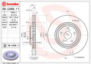 25563 V Brzdový kotouč COATED DISC LINE AP