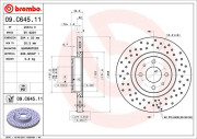 25614 V Brzdový kotouč COATED DISC LINE AP