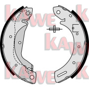 08500 Sada brzdových čelistí KAWE