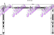 H7472 Brzdová hadice KAWE