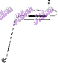H7780 Brzdová hadice KAWE