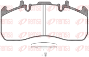 JCA1317.00 Sada brzdových destiček, kotoučová brzda HEAVY DUTY KAWE