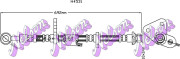 H4531 KAWE brzdová hadica H4531 KAWE