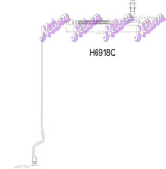 H6918Q KAWE brzdová hadica H6918Q KAWE