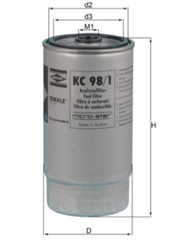 KC 98/1 Palivový filtr MAHLE