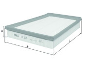 LX 2879 MAHLE vzduchový filter LX 2879 MAHLE