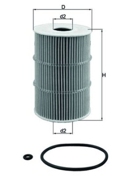 OX 378D MAHLE olejový filter OX 378D MAHLE