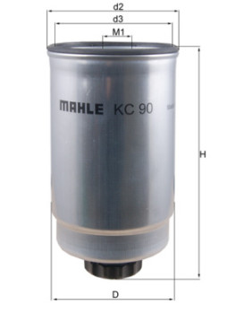 KC 90 MAHLE palivový filter KC 90 MAHLE