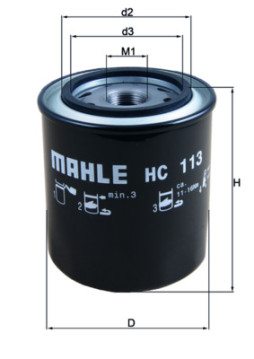 HC 113 MAHLE hydraulický filter automatickej prevodovky HC 113 MAHLE