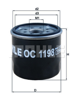 OC 1198 MAHLE olejový filter OC 1198 MAHLE