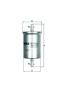 KL 165/1 MAHLE palivový filter KL 165/1 MAHLE