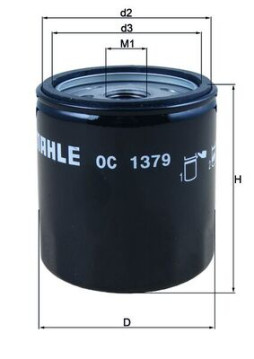 OC 1379 MAHLE olejový filter OC 1379 MAHLE