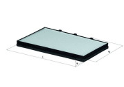 LA 243 MAHLE filter vnútorného priestoru LA 243 MAHLE
