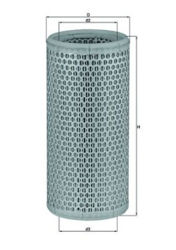 LX 502 MAHLE vzduchový filter LX 502 MAHLE