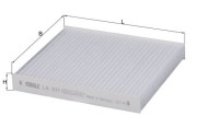 LA 531 Filtr, vzduch v interiéru MAHLE