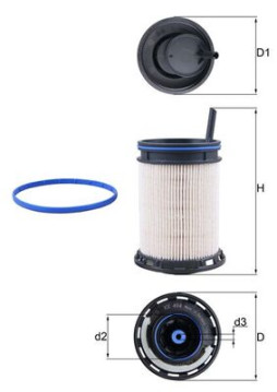 KX 494D MAHLE palivový filter KX 494D MAHLE