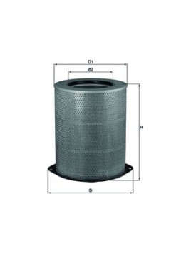 LX 832 MAHLE vzduchový filter LX 832 MAHLE