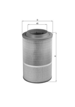 LX 1276 MAHLE vzduchový filter LX 1276 MAHLE