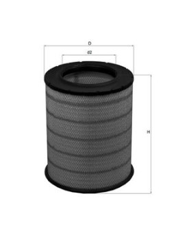 LX 1281 MAHLE vzduchový filter LX 1281 MAHLE