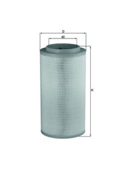 LX 1734 Vzduchový filtr MAHLE