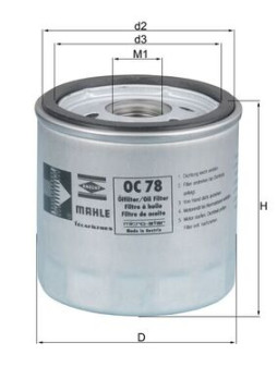 OC 78 Olejový filtr MAHLE