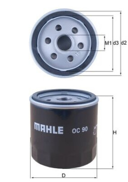OC 90 Olejový filtr MAHLE