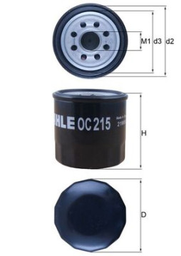 OC 215 Olejový filtr MAHLE