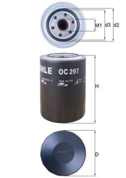 OC 297 Olejový filtr MAHLE
