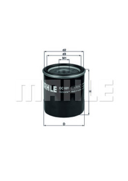 OC 601 Olejový filtr MAHLE