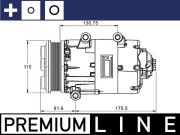 ACP 1331 000P Kompresor, klimatizace TM_02/2018_LX 1566 MAHLE