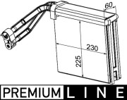 AE 95 000P Výparník, klimatizace BEHR *** PREMIUM LINE *** MAHLE