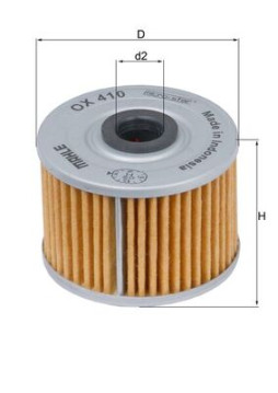 OX 410 Olejový filtr MAHLE