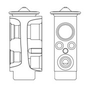 AVE 6 000S MAHLE expanzný ventil klimatizácie AVE 6 000S MAHLE