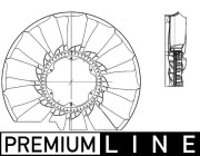 CFW 55 000P Odvětrávání, chlazení motoru BEHR *** PREMIUM LINE *** MAHLE