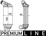 CI 199 000P MAHLE chladič plniaceho vzduchu CI 199 000P MAHLE