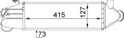 CI 203 000S MAHLE chladič plniaceho vzduchu CI 203 000S MAHLE