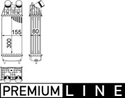 CI 210 000P Chladič turba BEHR *** PREMIUM LINE *** MAHLE