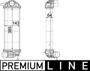 CI 243 000P Chladič turba BEHR *** PREMIUM LINE *** MAHLE