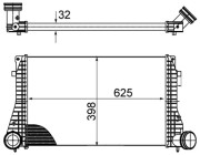 CI 482 000S Chladič turba BEHR MAHLE