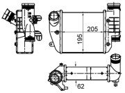 CI 484 000S Chladič turba BEHR MAHLE