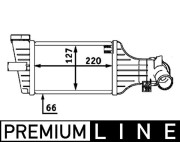 CI 71 000P Chladič turba BEHR *** PREMIUM LINE *** MAHLE