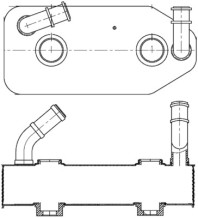 CLC 178 000S Chladič oleje, automatická převodovka Ausgabe Nr. 03/2018: Beschädigtes Ölfilterpapier MAHLE