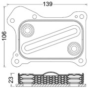 CLC 190 000S Olejový chladič, motorový olej Ausgabe Nr. 03/2018: Beschädigtes Ölfilterpapier MAHLE