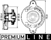 CRB 15 000P Uzavírací víčko, chladič TM_02/2018_LX 1566 MAHLE