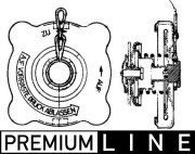 CRB 18 000P Uzavírací víčko, chladič BEHR *** PREMIUM LINE *** MAHLE