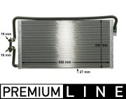 CR 1044 000P Chladič nízké teploty, chladič plnicího vzduchu BEHR *** PREMIUM LINE *** MAHLE
