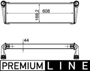 CR 1195 000P Chladič, chlazení motoru BEHR *** PREMIUM LINE *** MAHLE
