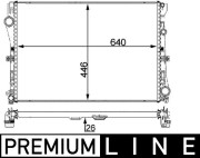 CR 2101 000P Chladič, chlazení motoru BEHR *** PREMIUM LINE *** MAHLE